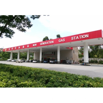 Space Frame Gas Station Canopy